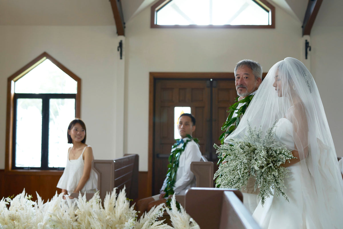 新婦様の入場シーン