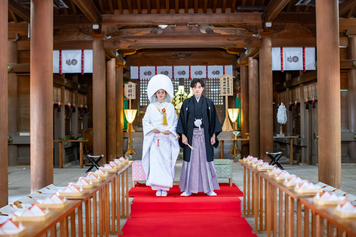 新郎新婦退場