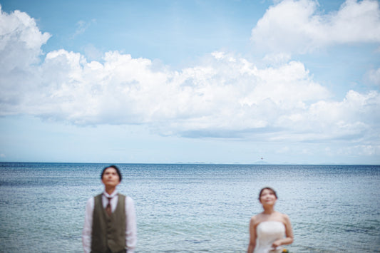 沖縄　古宇利島 空と海の教会 リアルウェディング 1540344　6月30日 12:30式