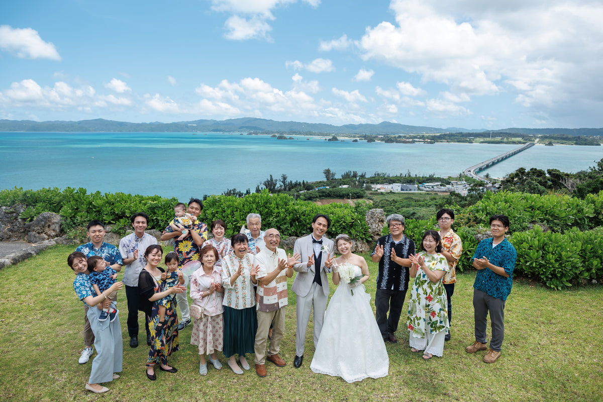沖縄　古宇利島 空と海の教会 リアルウェディング 1540344　6月30日 12:30式