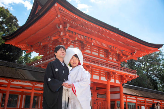 京都　下鴨神社　リアルウェディング　0331_sakura_youhatsu_wataboushi