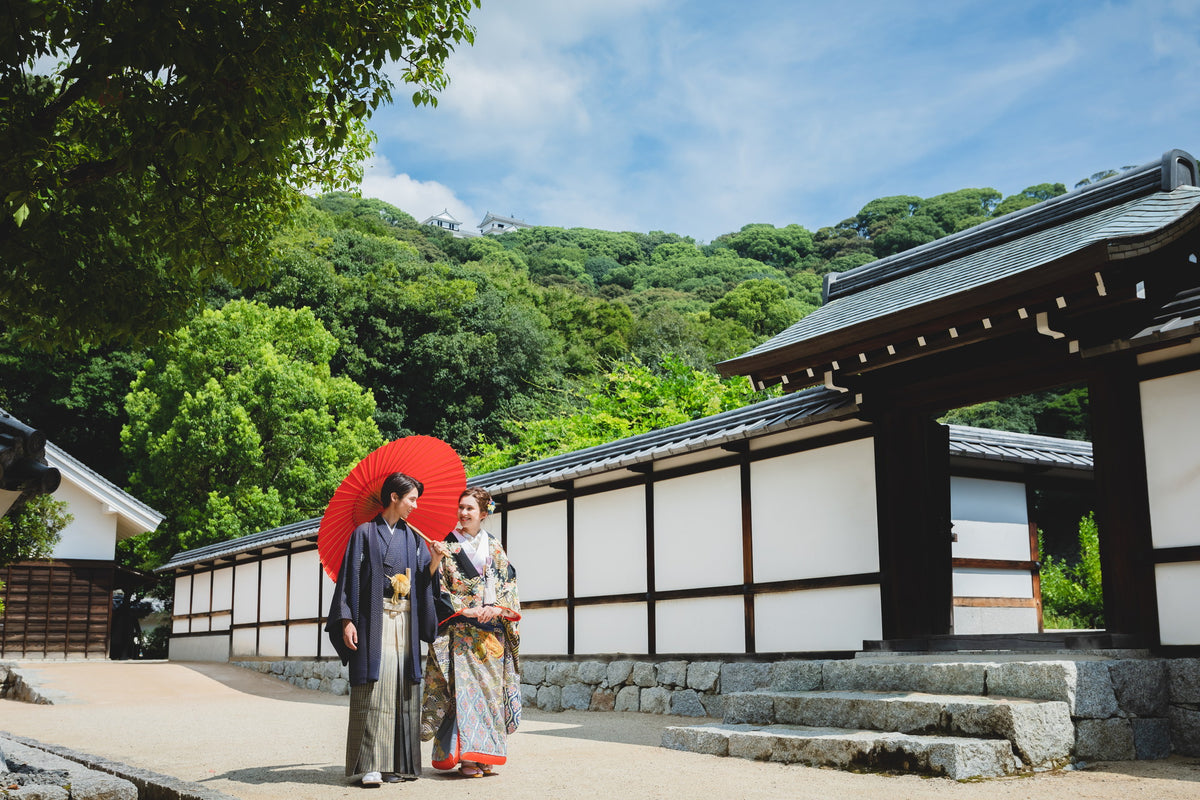 フォトスタジオ　フォトスタジオ 店舗　松山フォトスタジオ　二之丸史跡庭園