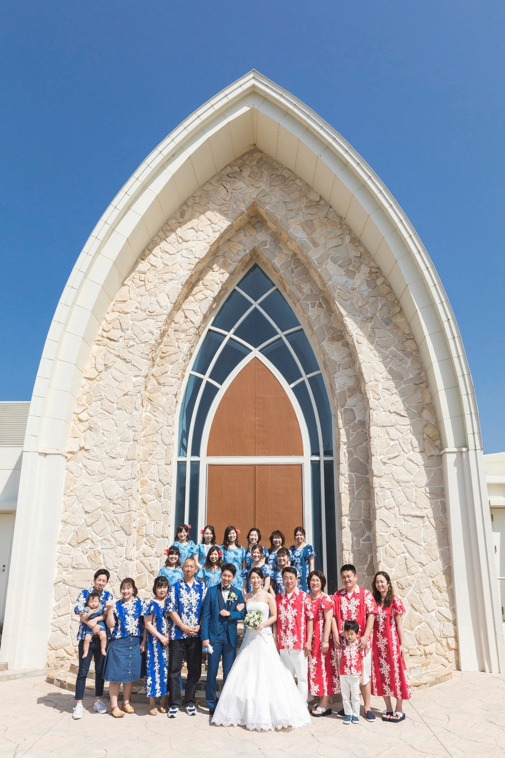 沖縄　 万座の教会 リアルウェディング 1422853　2月23日 12:30式