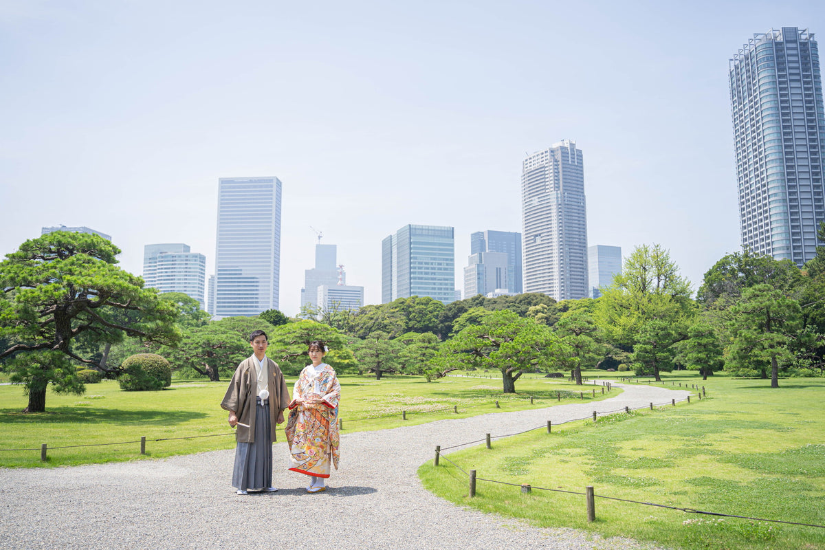 フォトスタジオ　フォトスタジオ 店舗　東京ベイフォトスタジオ　浜離宮恩賜庭園