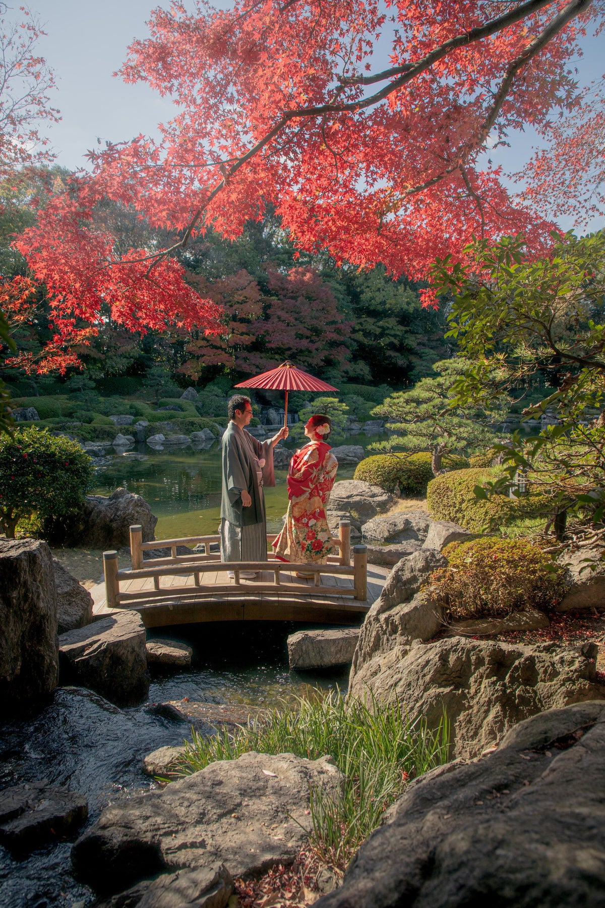 フォトスタジオ　フォトスタジオ 店舗　福岡フォトスタジオ　大濠公園_日本庭園