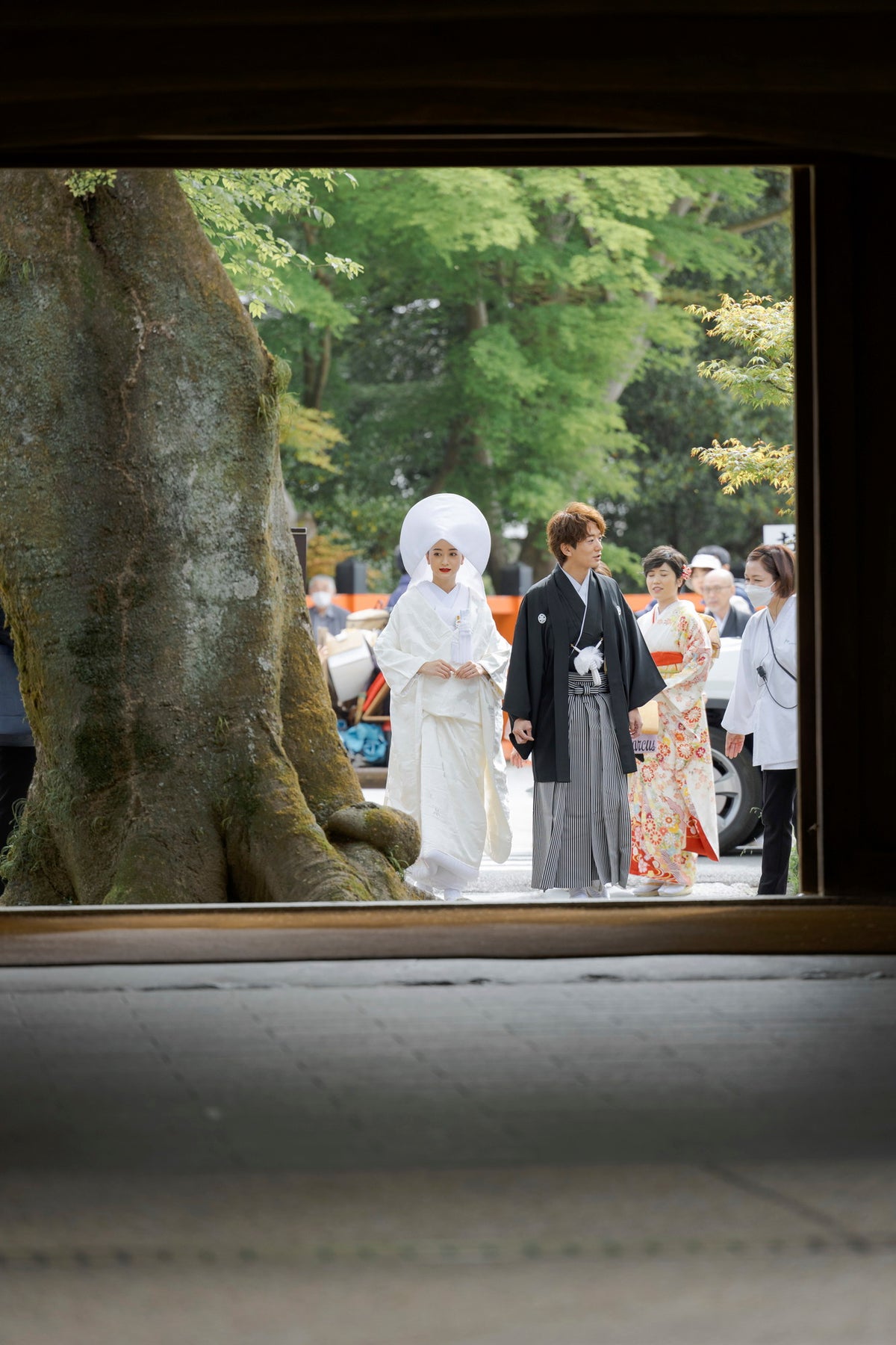 京都　上賀茂神社　リアルウェディング みちょぱ