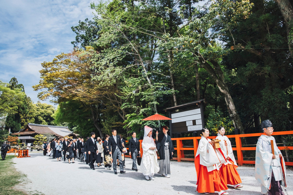 京都　上賀茂神社　リアルウェディング みちょぱ