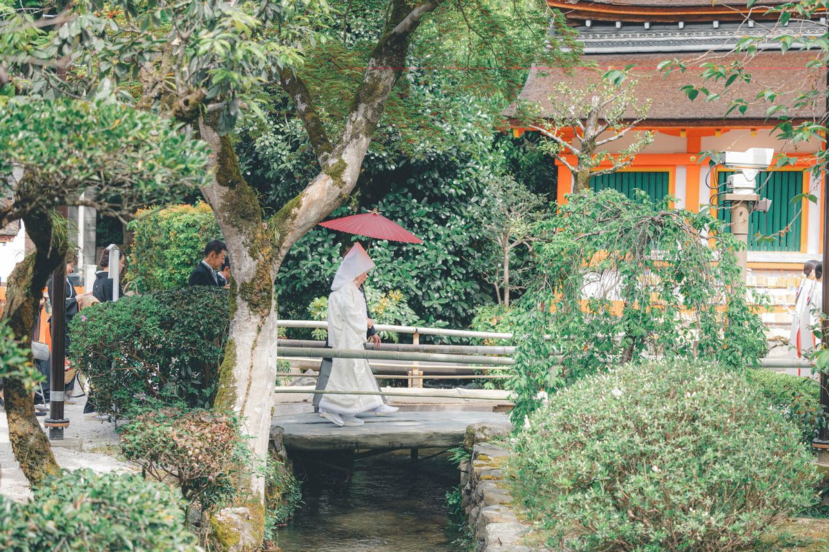 京都　上賀茂神社　リアルウェディング みちょぱ