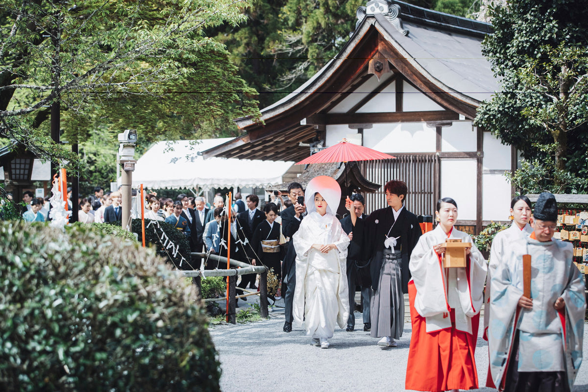 京都　上賀茂神社　リアルウェディング みちょぱ