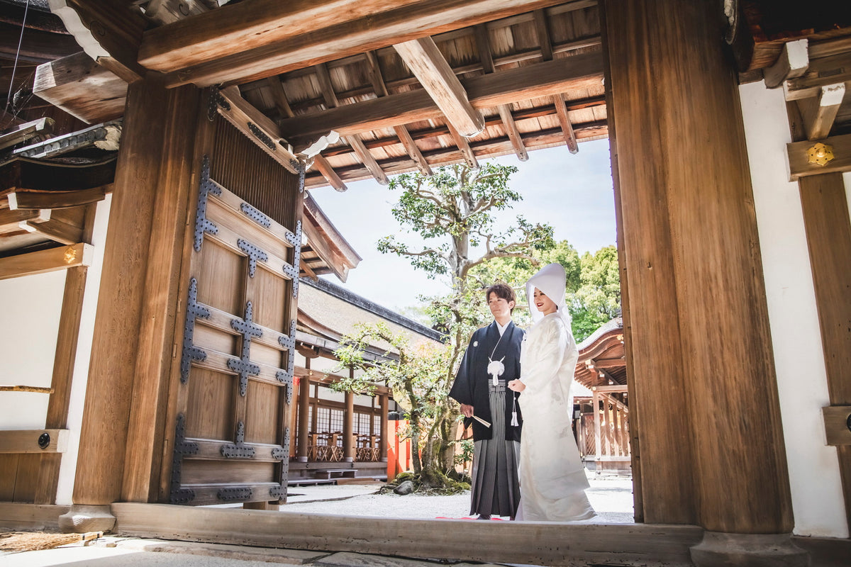 京都　上賀茂神社　リアルウェディング みちょぱ