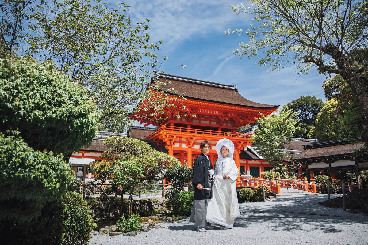 京都　上賀茂神社　リアルウェディング みちょぱ