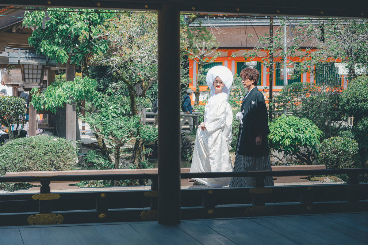 京都　上賀茂神社　リアルウェディング みちょぱ