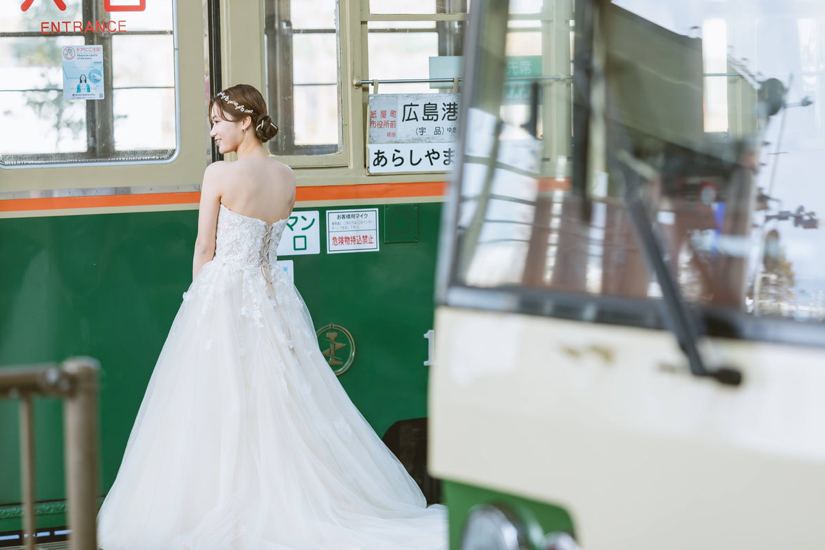 フォトスタジオ　フォトスタジオ 店舗　広島フォトスタジオ　路面電車