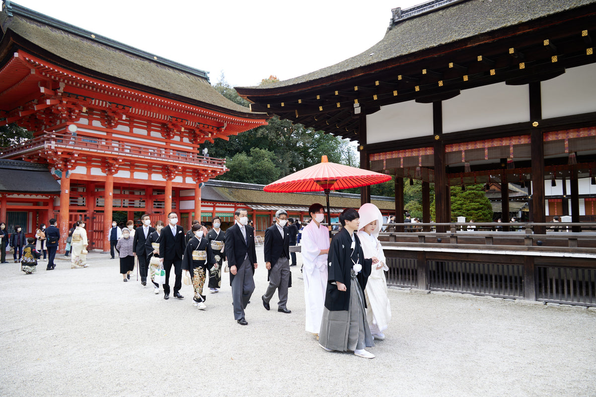 京都　下鴨神社　リアルウェディング　1470729 11月24日 11:00式_youhatsu_wataboushi