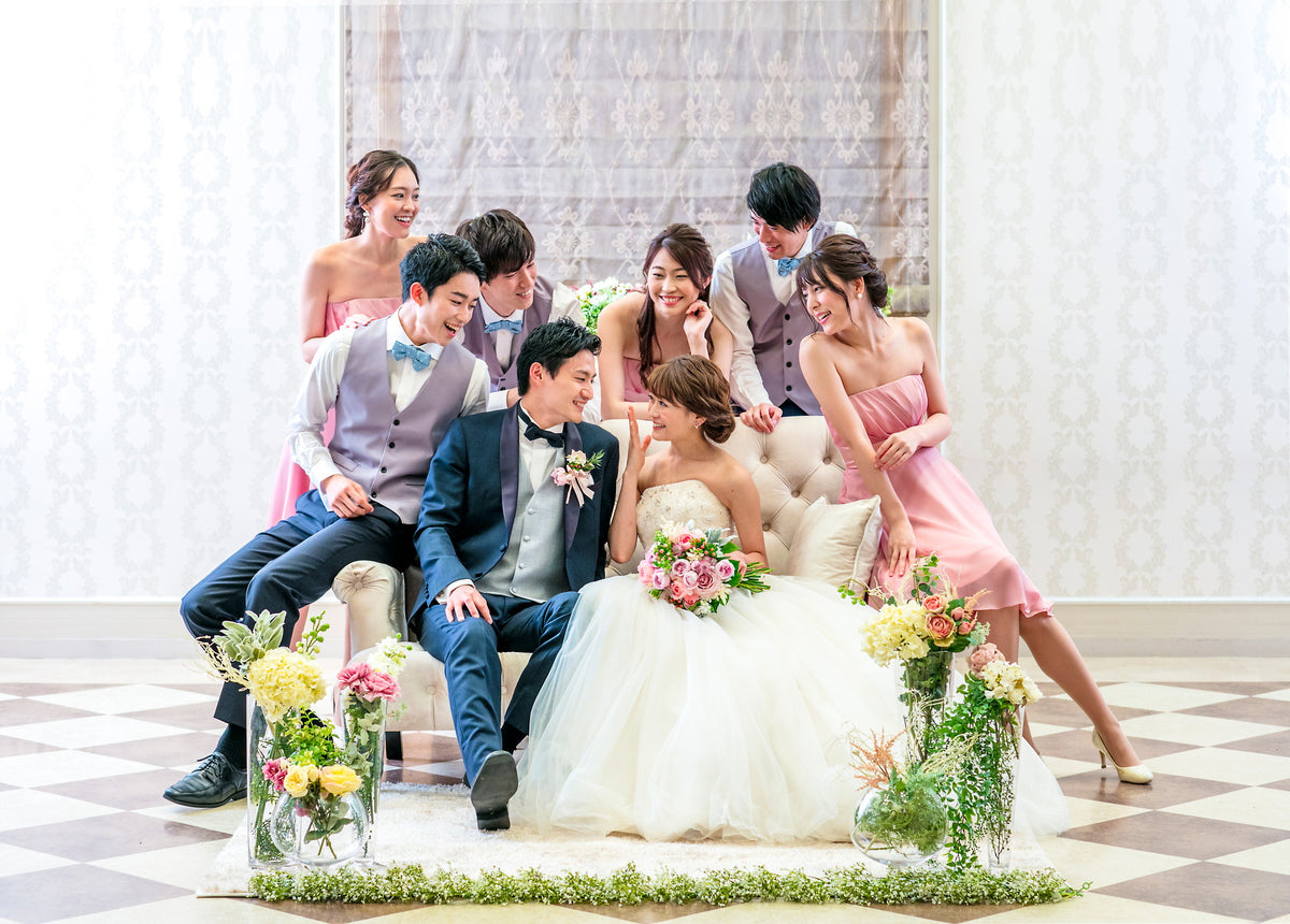 新郎新婦様おふたりの絆が固く結ばれる門出の日を最高の一日とするために。ウェディングをはじまりとして、この先もずっとおふたりと大切なご家族の幸せを願い続けていきます。