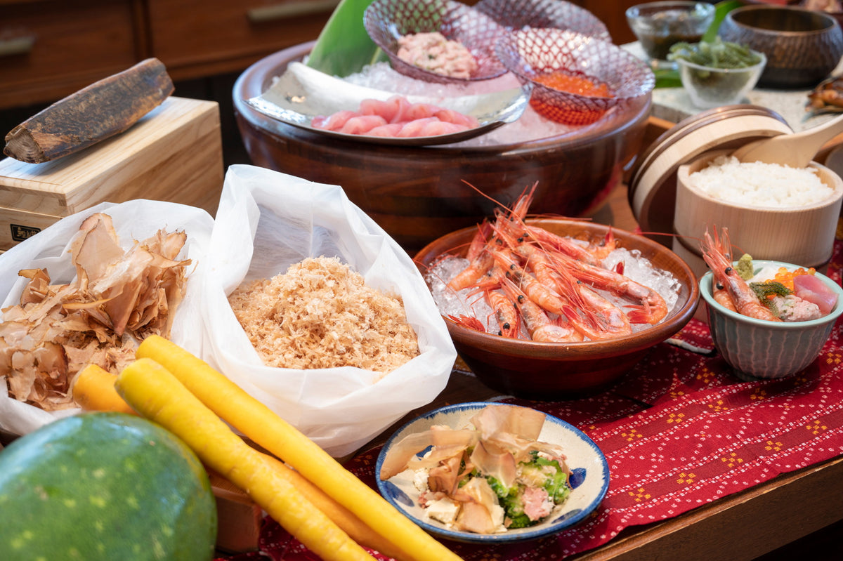 【Hillside Grill Restaurant】朝食 自分でつくる海鮮丼も人気です。