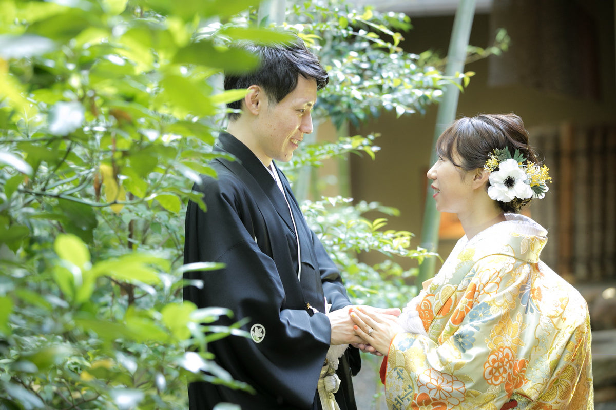 会場内 その他:竹庭での撮影