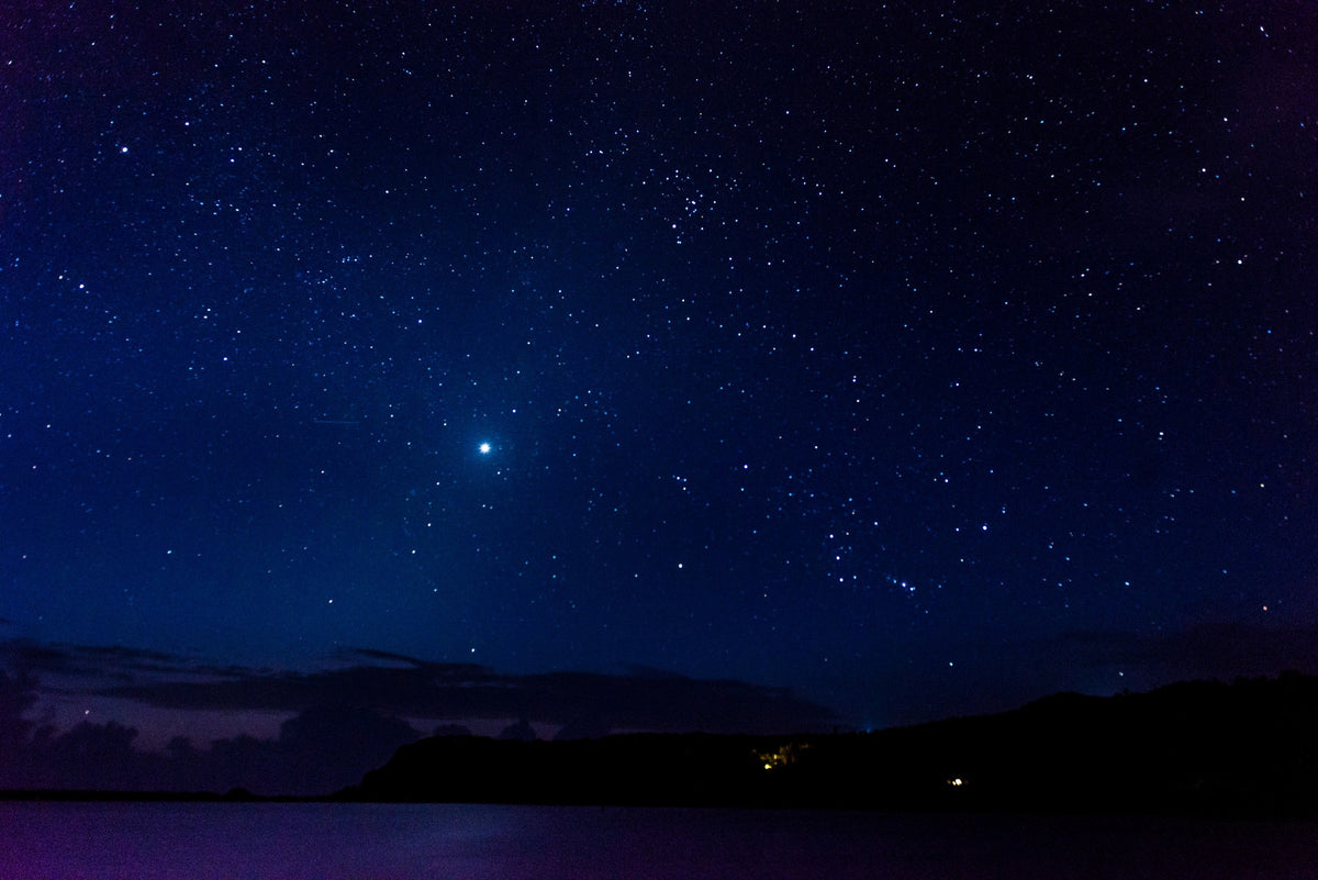 美しい星空 12月下旬~6月頃にかけて南十字星が見えます!星空保護区にも認定されています。