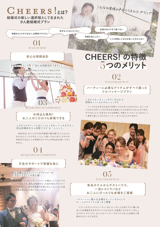 国内式場・パーティ NOVIC-1 CHEERS