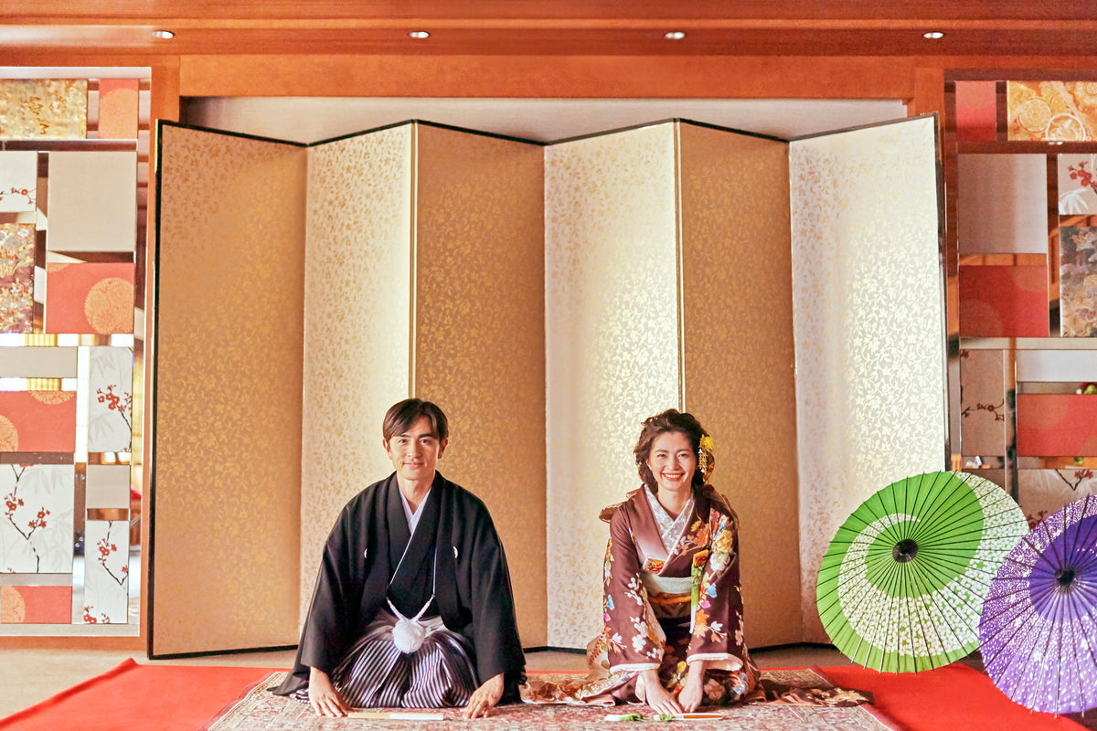 結婚式でしか着ることのできない、花嫁和装も充実。おふたりらしさを表現できる1着を見つけて!