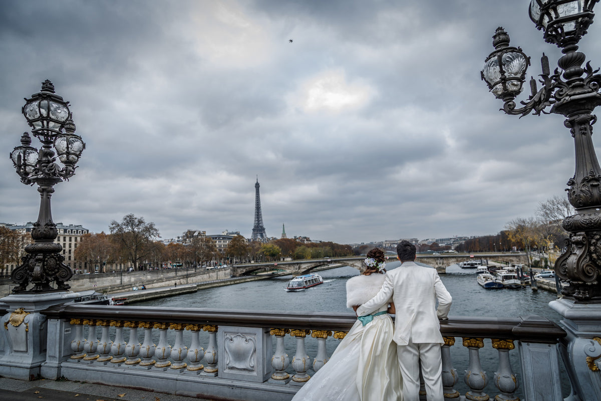 フランス　オプション　フォト　アレキサンダー三世橋周辺フォトツアー