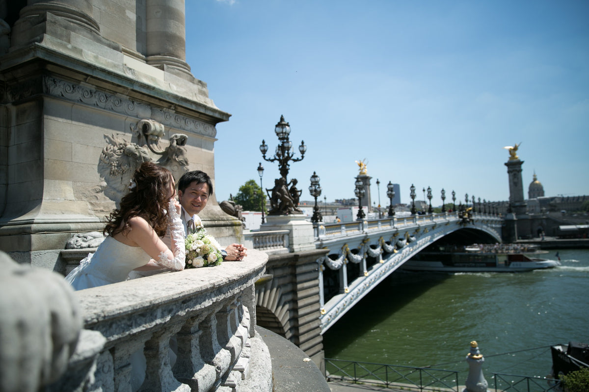 フランス　オプション　フォト　アレキサンダー三世橋周辺フォトツアー