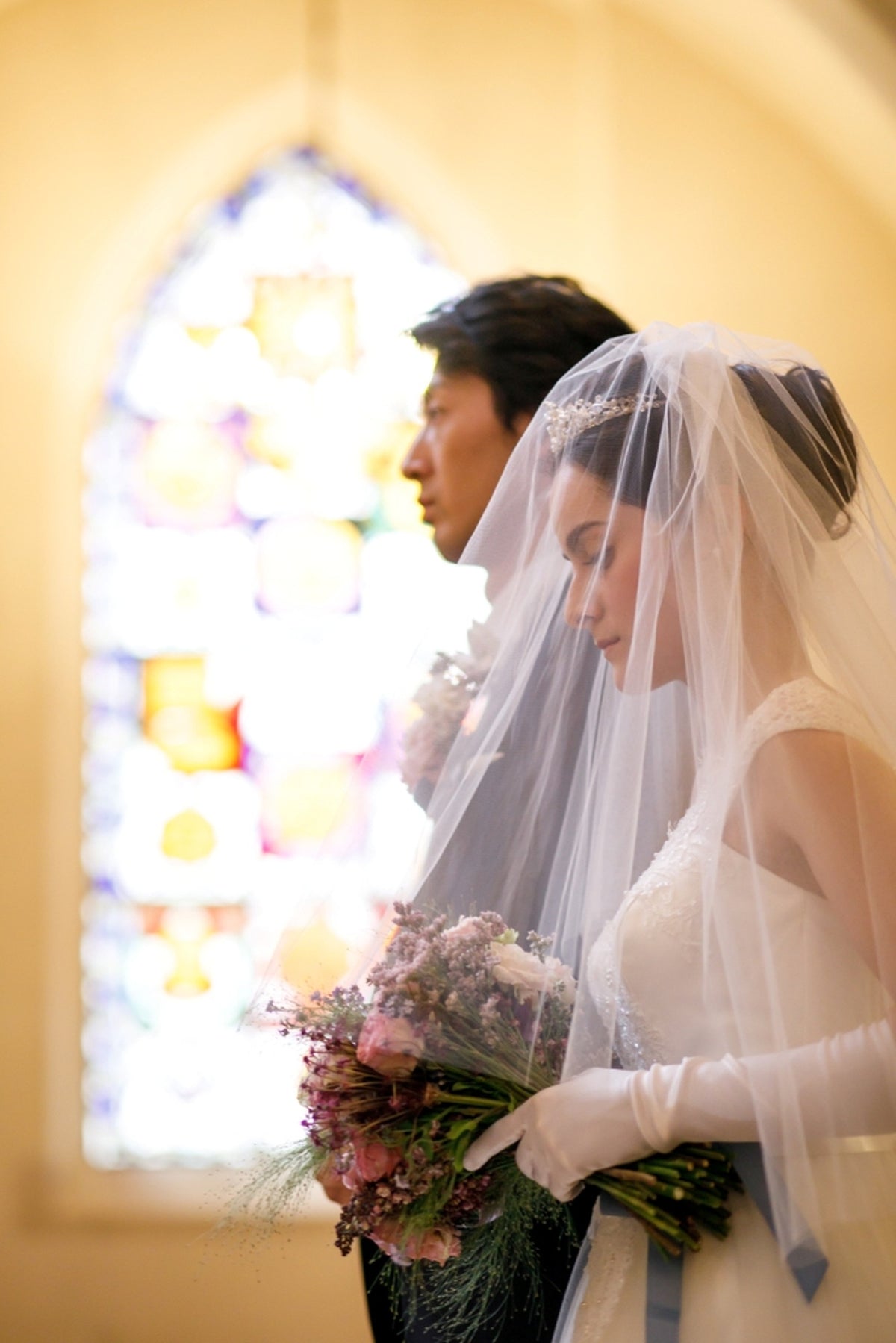 祭壇へと進むおふたりの結婚式を彩る音楽は豪華なパイプオルガンから奏でられます