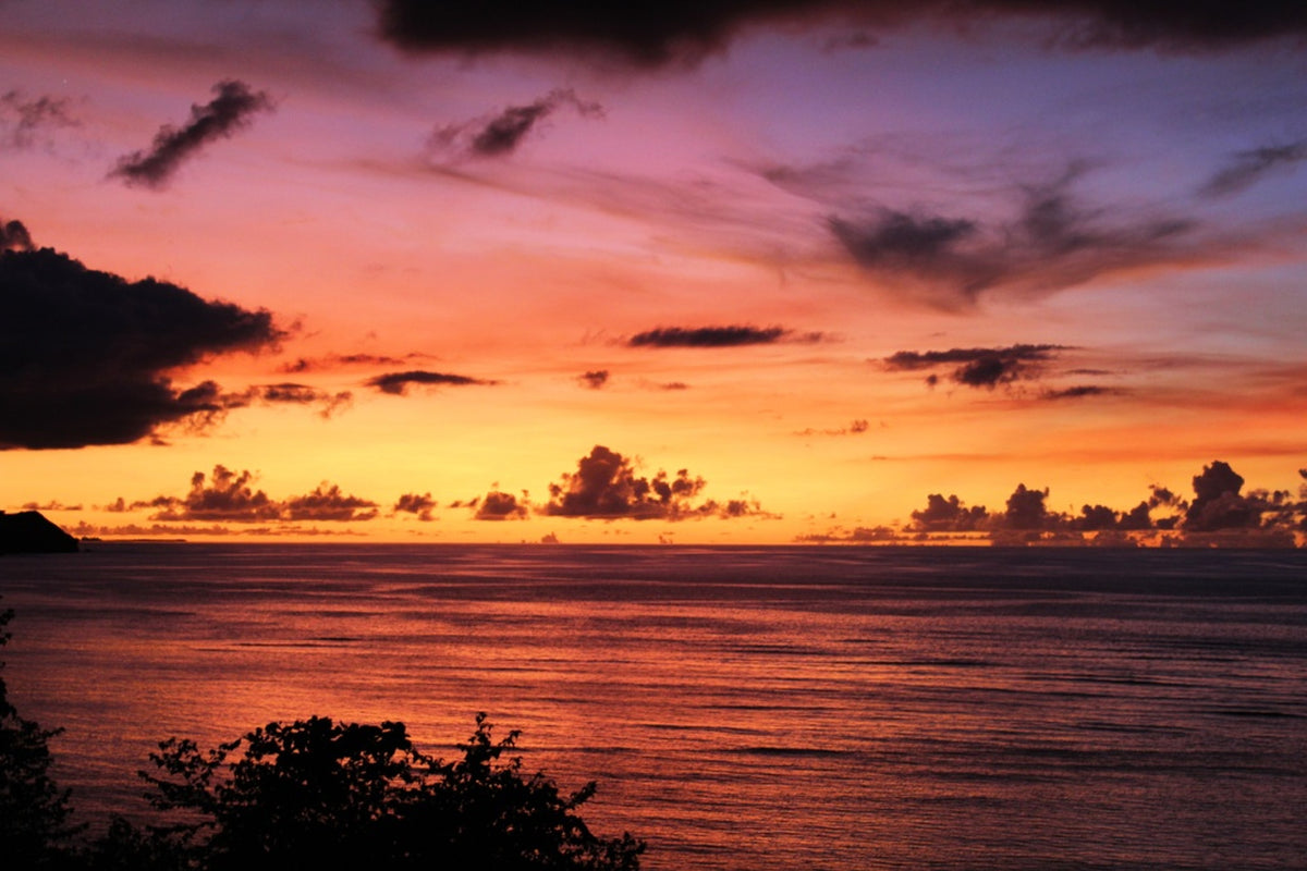 ビーチ夕景