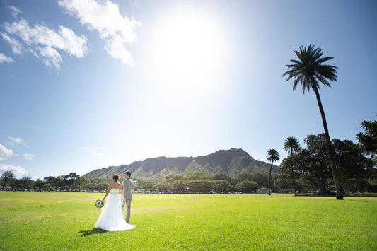 ハワイ オプション フォト 【オアフ島】ダイヤモンドヘッドフォトツアー_カピオラ二公園