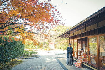 【ロケーション】前撮りに人気の熊本城や、おふたりの思い出の場所でロケーション撮影。思い出の場所でのお写真は永遠の思い出に。