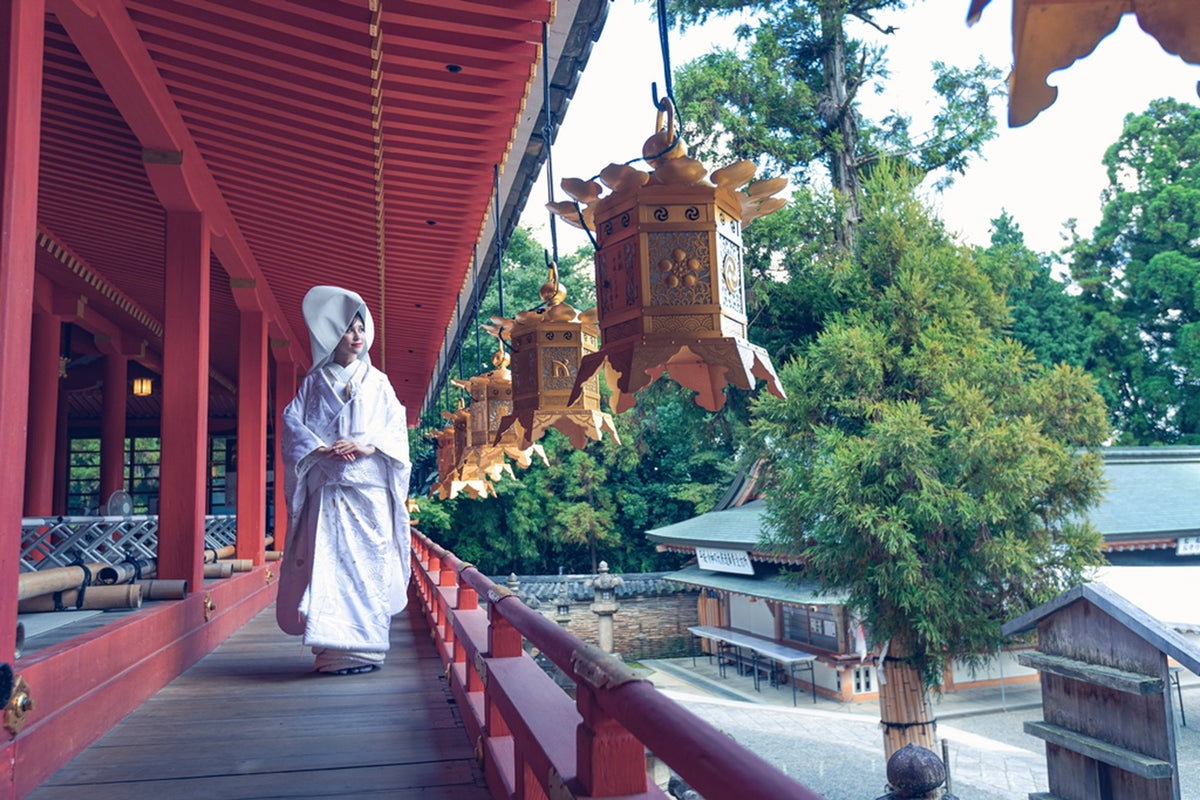 本殿外廊(挙式後撮影)