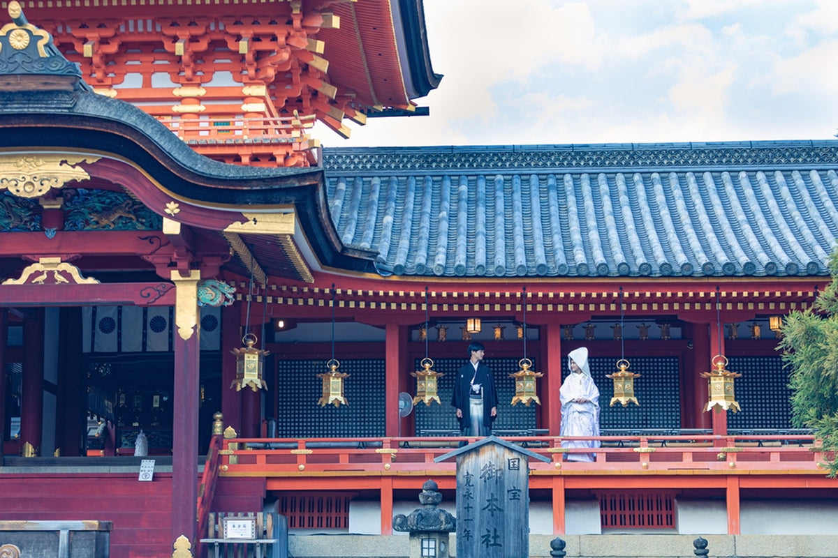 本殿外廊(挙式後撮影)