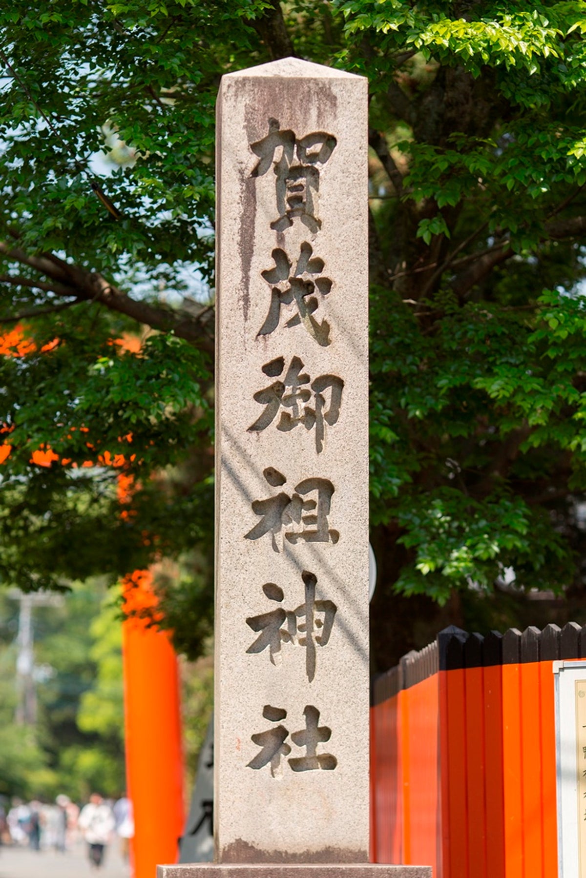 京都　下鴨神社　境内ショット