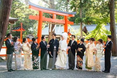 ご家族で写真撮影