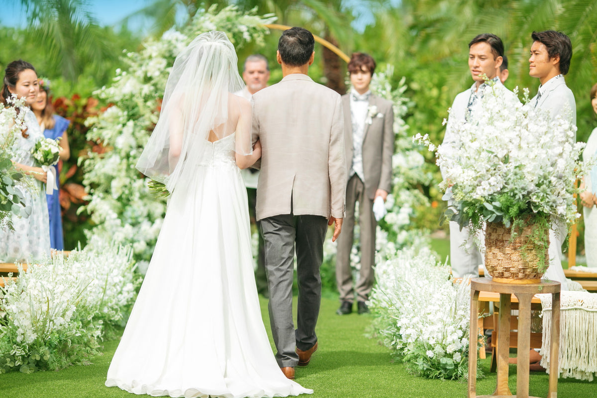 プライベートガーデンだからお父様も落ち着いて歩けます