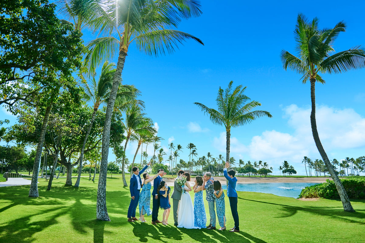 ハワイで望むロケーションがすべて詰まった美しい場所!青空、青い海、白い砂浜、ヤシの木、美しいガーデン・・・。このうえないハワイを味わい尽くせることに大満足間違いなし。