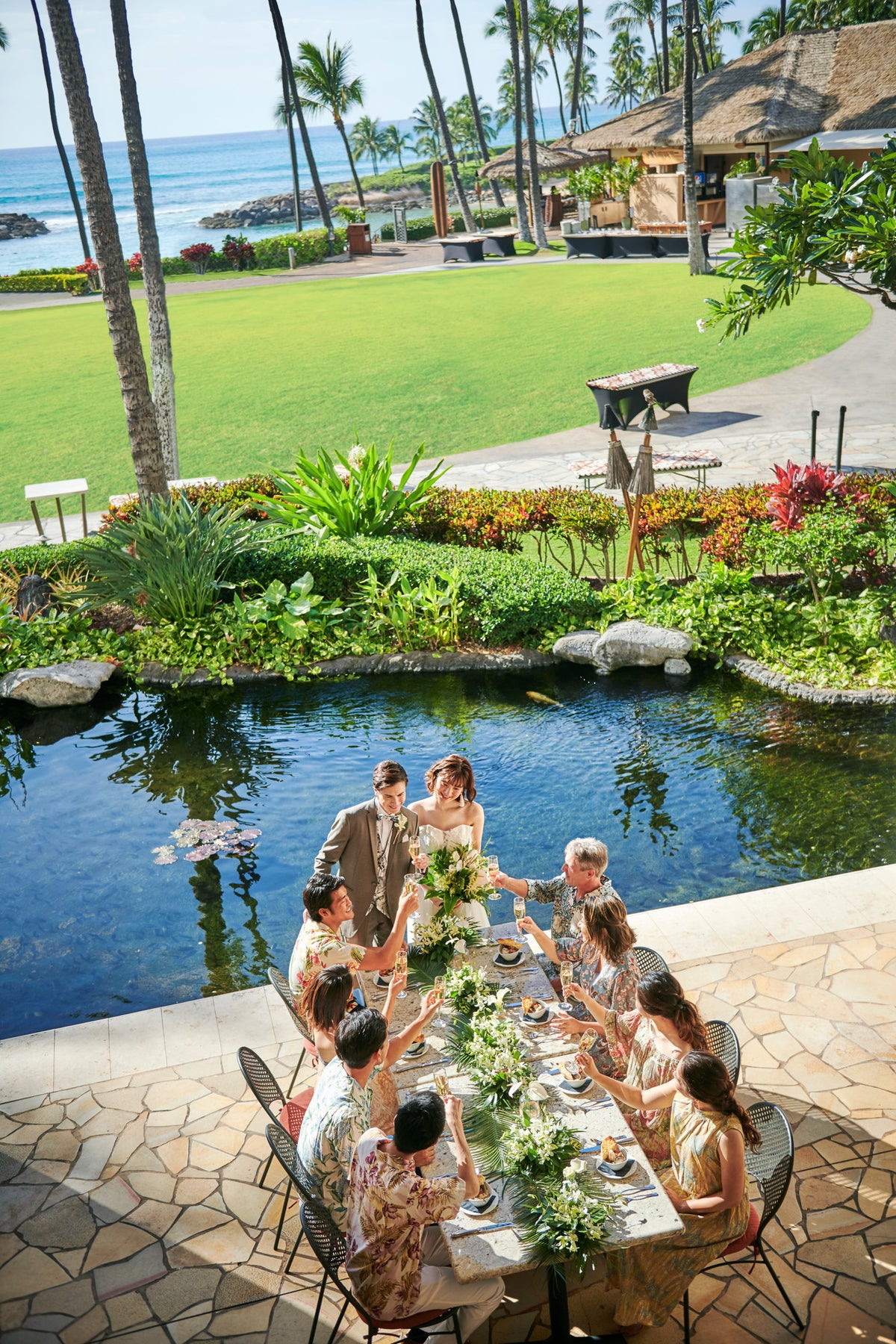 開放感たっぷりのロケーションにハワイらしさが溢れます