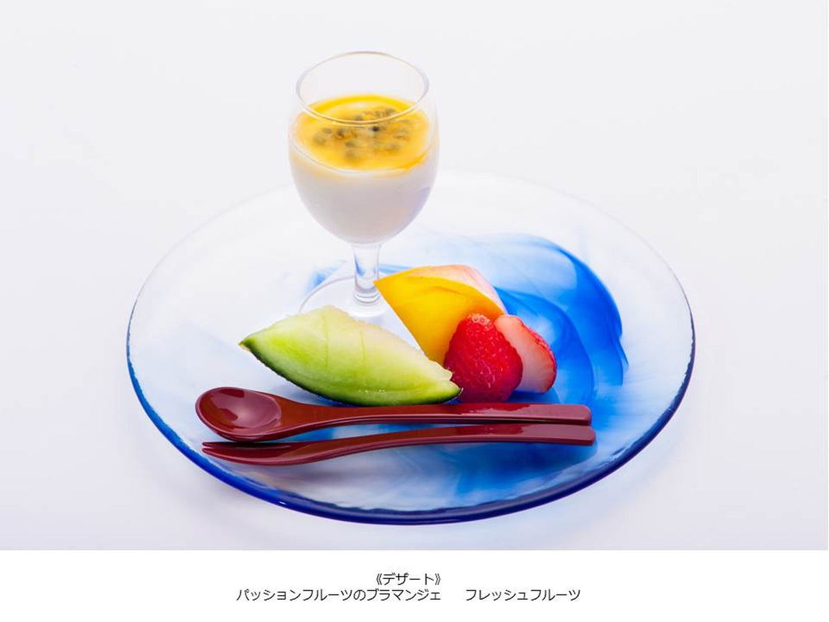 6)藍 デザート