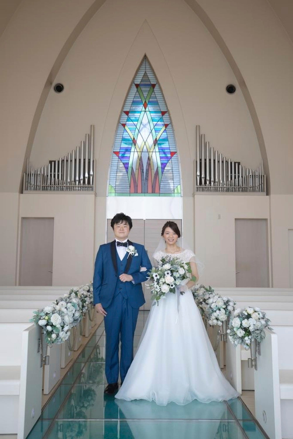 沖縄　 アクアルーチェ・チャペル リアルウェディング 1448748　3月19日 11:00式