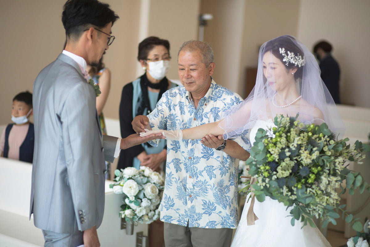 沖縄　 アクアルーチェ・チャペル リアルウェディング 1457103　6月20日 12:30式