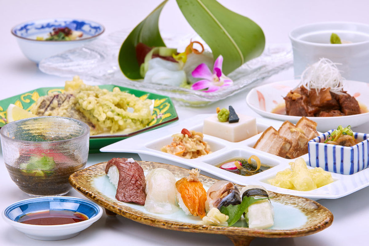 一品料理に合わせた選りすぐりの日本酒、日本祭ワイン、生で提供する地ビール、年代物の泡盛など料理に合わせたお酒も充実「日本料理 八重山」@オーシャンウィング1F