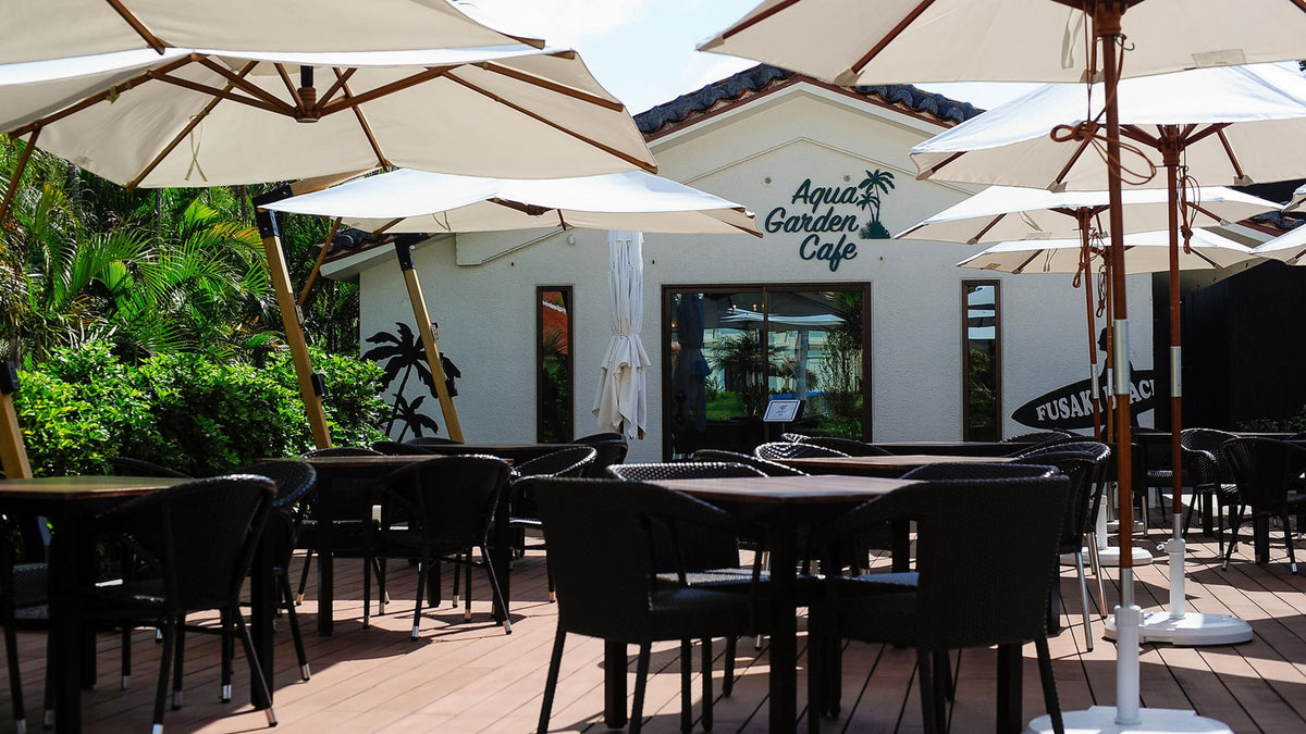 【Aqua Garden Cafe】(※季節営業 通例 1月中旬~10月頃)