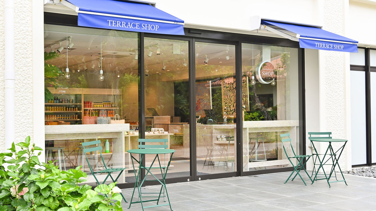 ドリンクスナックや石垣の産品などホテルステイを優雅に演出アイテムが揃うおしゃれSHOP【TERRACE SHOP】
