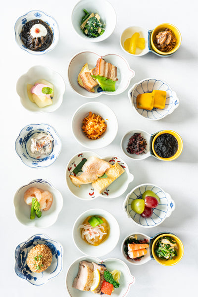 ホテルにあるダイニング「蜃気楼」で宮古島の食材を使った和食の朝食。
