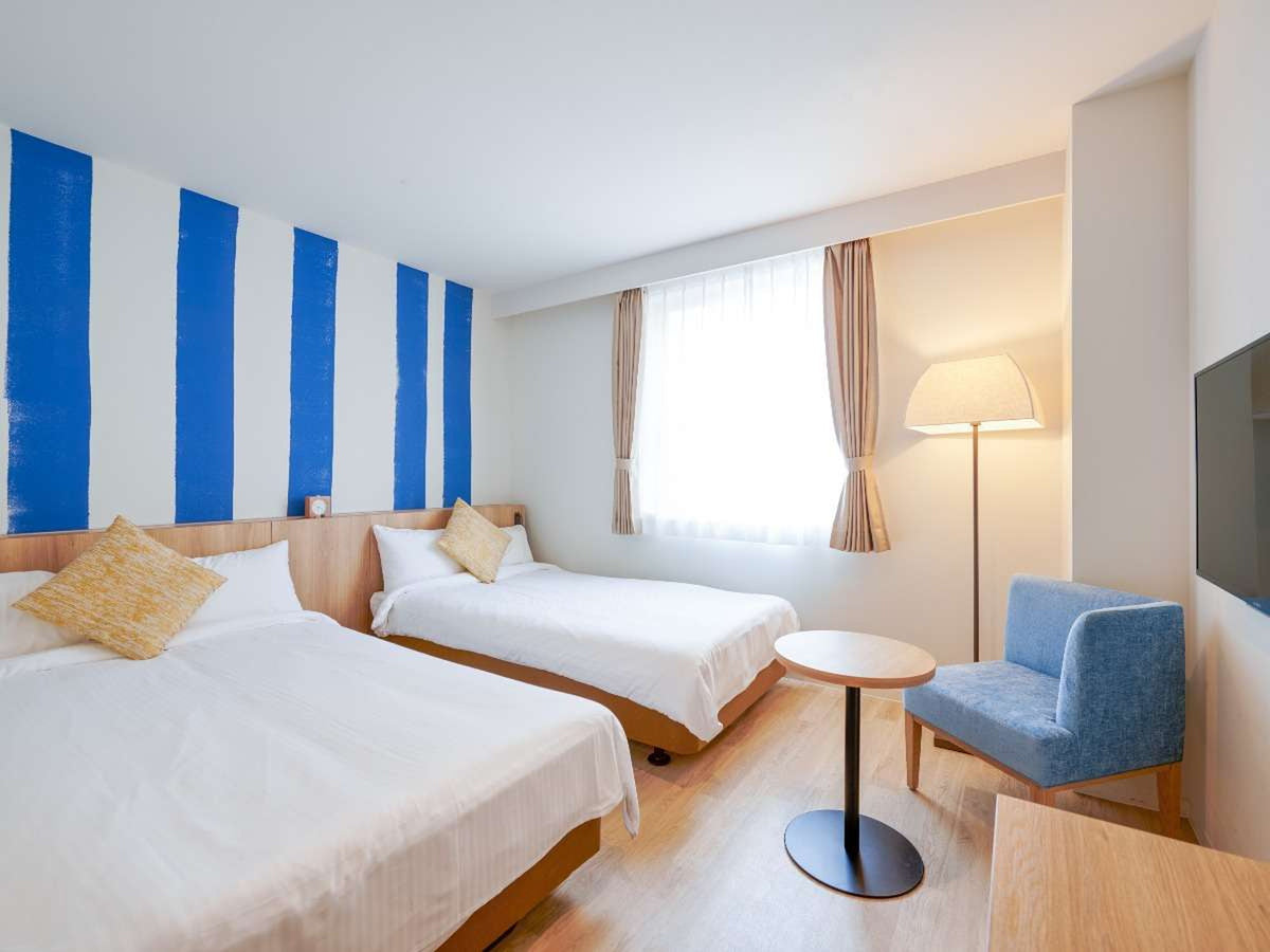 カジュアルツインのお部屋は、機能性と快適性に満ちたお部屋【シーブリーズコーラル(旧:ウインズ館)】