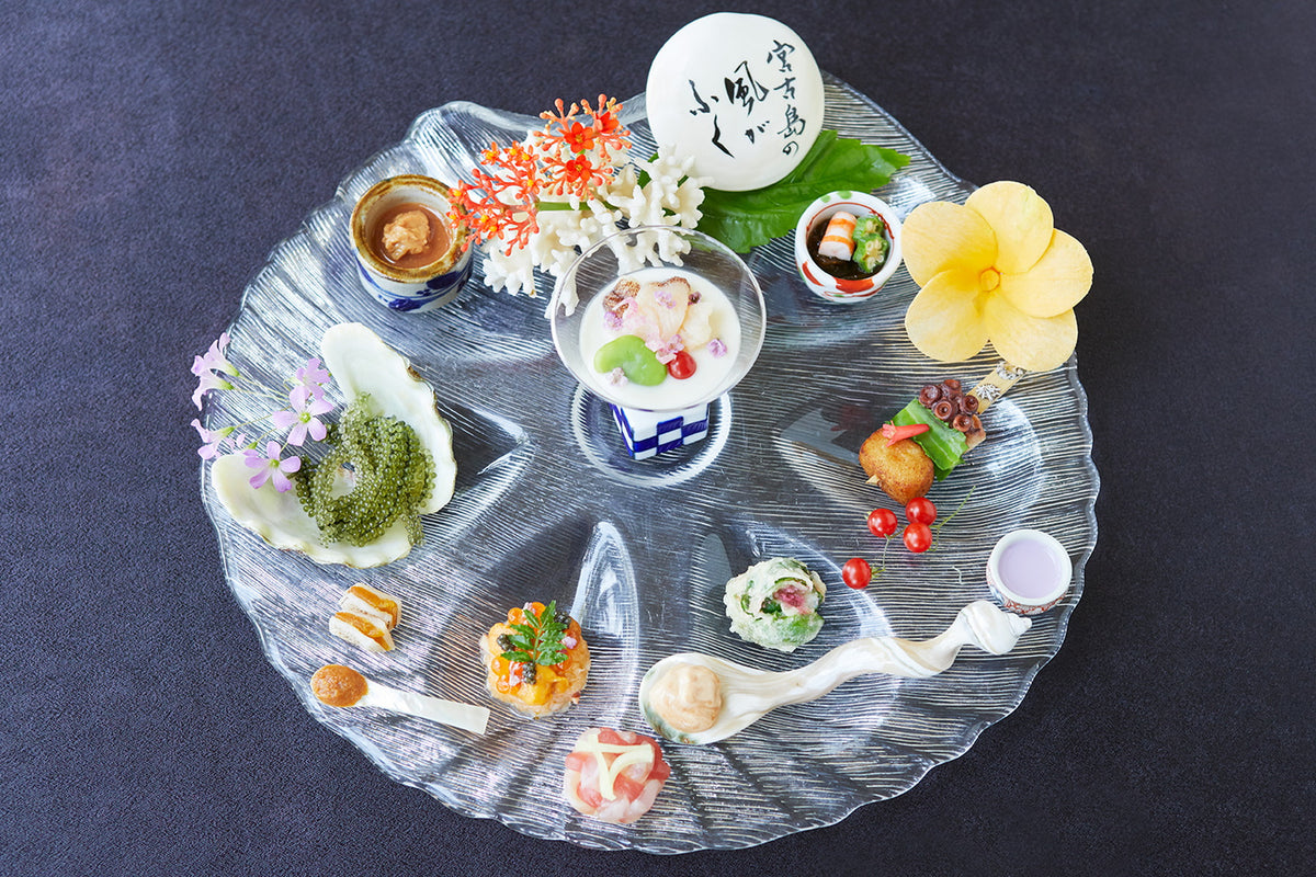 【マラルンガ 和琉創作】沖縄、宮古島の食材を生かし懐石料理をベースにしたお店