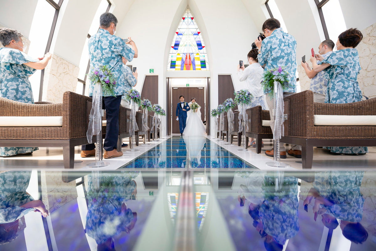 沖縄　クルデスール・ウェディング リアルウェディング chapel_1439131　4月24日 13:00式