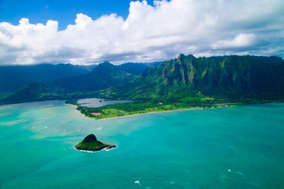 海も山も美しいのがハワイの魅力